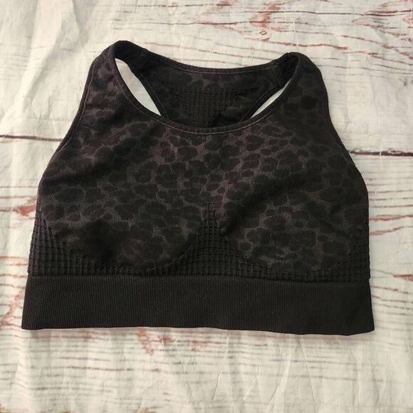 Sweaty Betty Stamina Leopard Workout Bra Size 14 - Picture 2 of 4